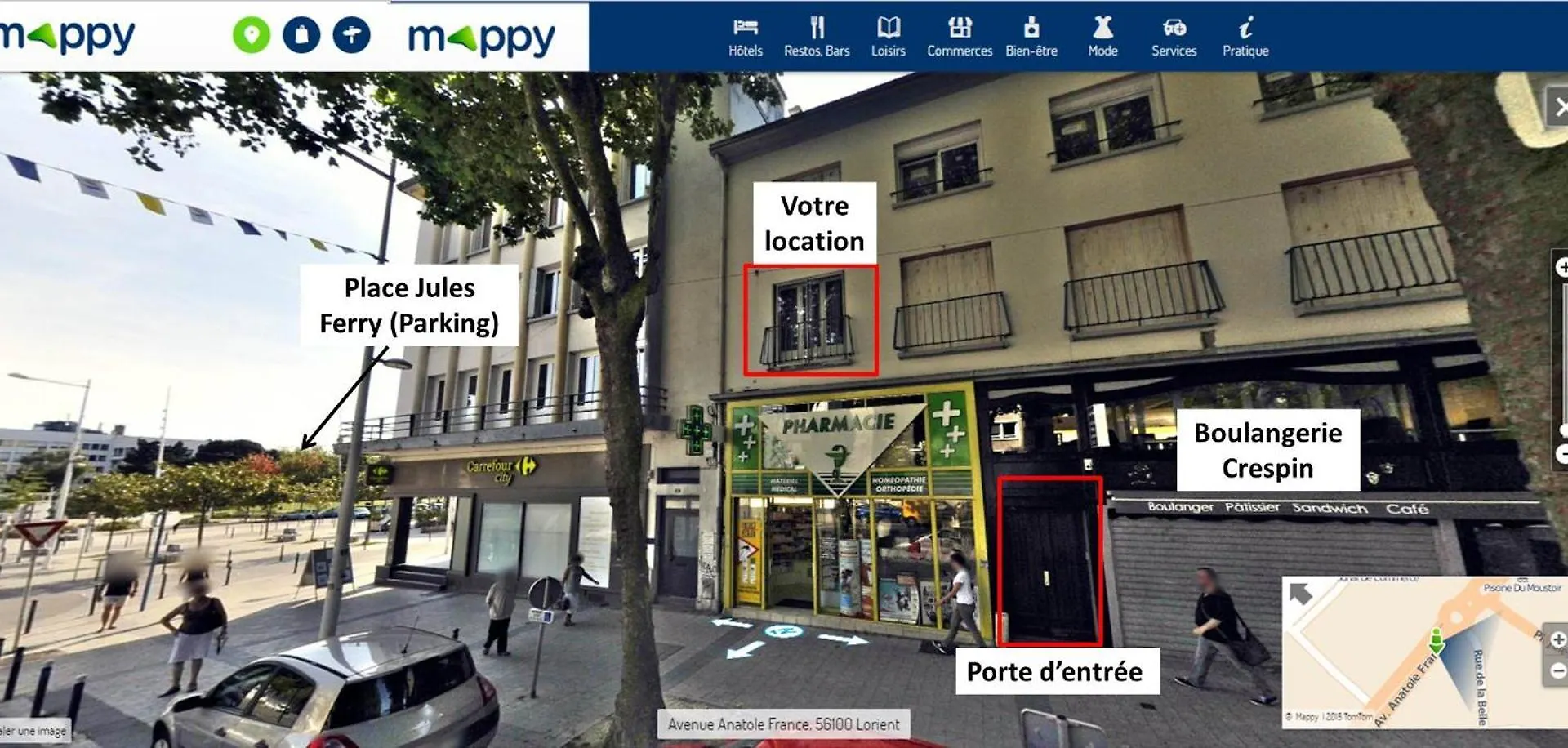 T2 Centre-Ville, Appart Avec Balcon Plein Sud, 1 Chambre, 2 Pers, Climatisation, Wifi, Parking Libre Et Gratuit